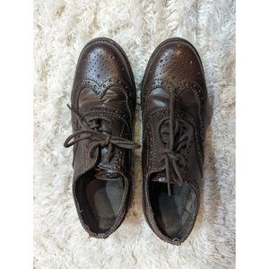 Gh Bass & Co Mens Eikelbarner Oxford Shoes Brown‎ Leather Wingtip Lace Up…